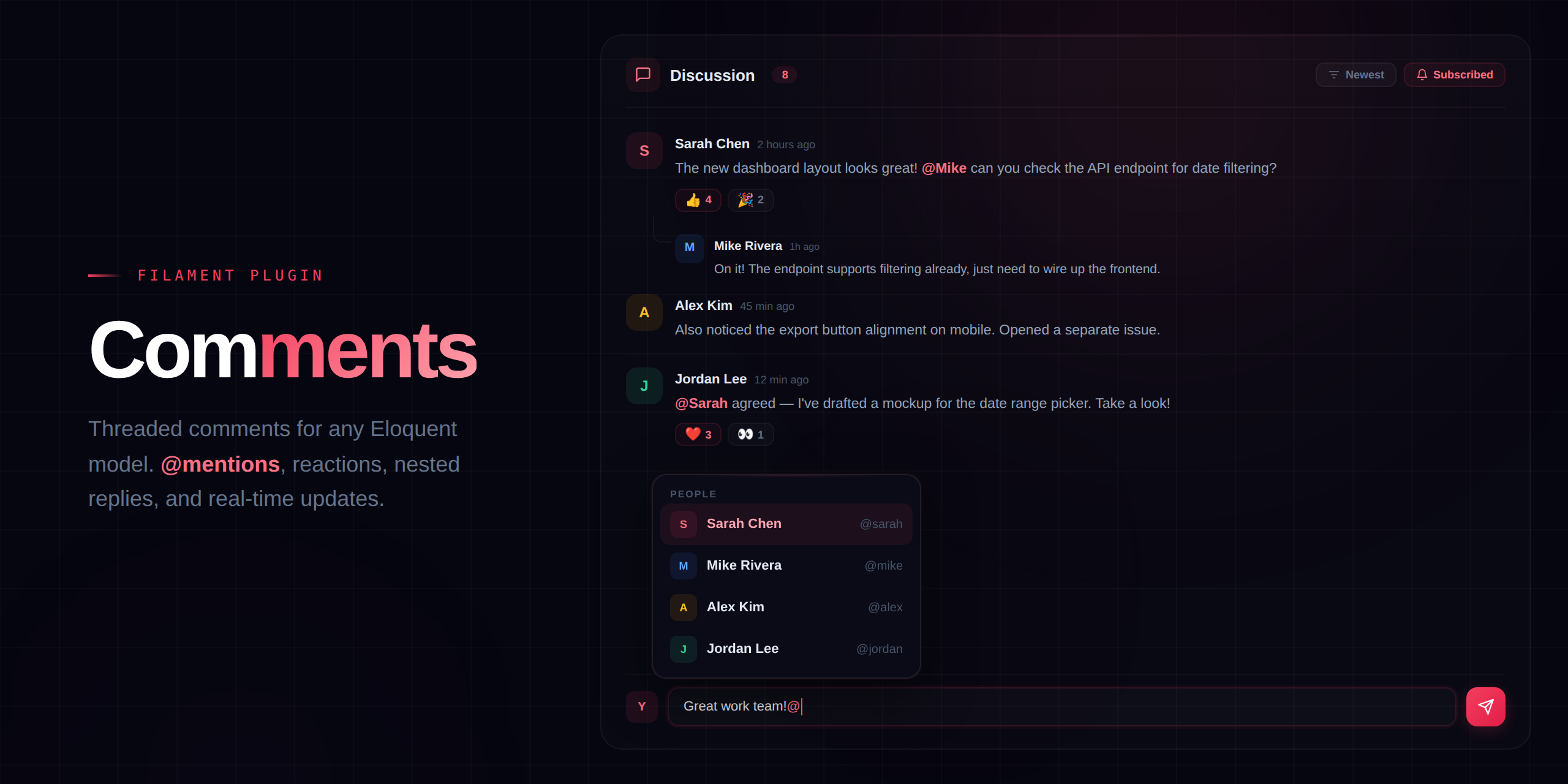 Comments System