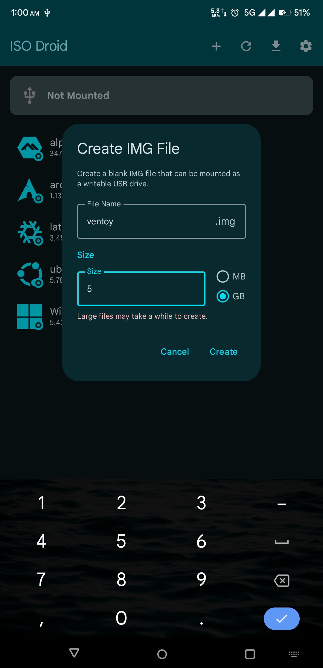 Create IMG